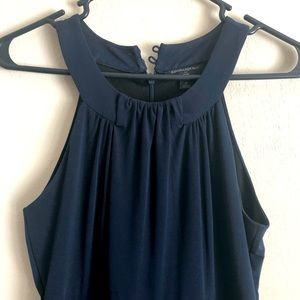 Navy Blue Banana Republic  Halter Dress 2P EUC